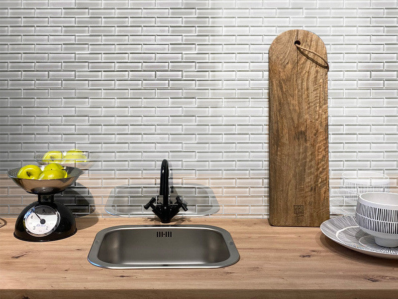 Mir Mosaic Sugar Cookie BR-085 1 x 3 subway tile mosaic kitchen backsplash tile