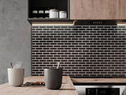 Mir Mosaic Shadow BR-091 1 x 3 subway tile mosaic kitchen backsplash