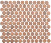 Belworth Collection Penny Round Mosaic Tile BWH-6286 Fyrelle