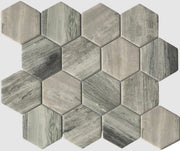 Boho Hexagon Wood Grain Matte SSA-1231