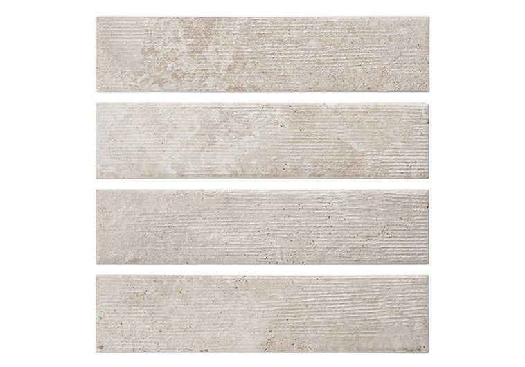 CLC6441 Calco Series Strata 3 x 12 Subway group of 4 tiles