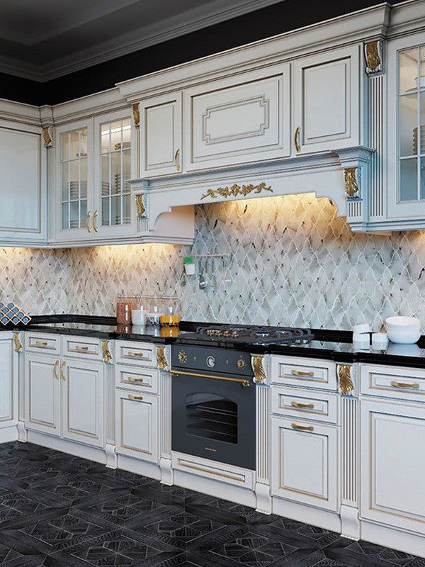 Cloud 9 Amber Stratus CLS-06AM kitchen backsplash