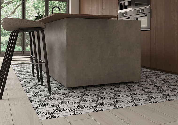 Cucina Italia Series Hexagon Floor Tile CIA-6053 Casa Dollina Room Scene