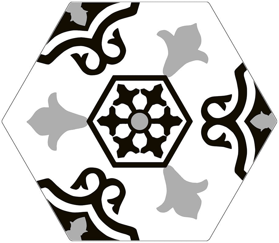 Cucina Italia Series Hexagon Floor Tile CIA-6053 Casa Dollina