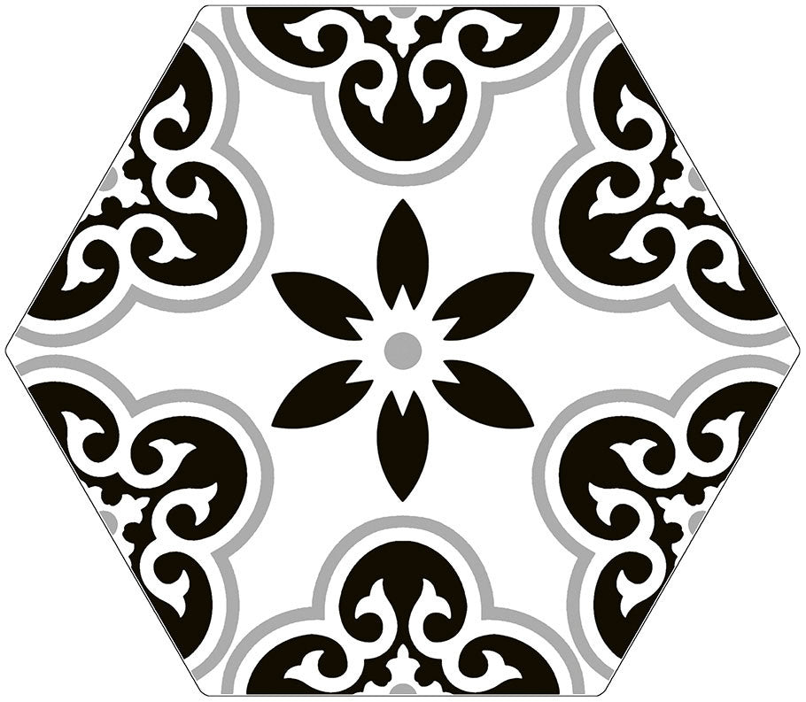 Cucina Italia Series Hexagon Floor Tile CIA-6054 Fieldo Daisa