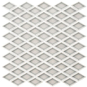 Daymon Collection Diamond Shape Crackle Glass Mosaic DAY 6272 Pirelly