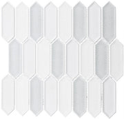 Decko Series DEK3508 Modern Paquin elongated hexagon crackle mosaic tile