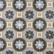 Dhar Bloom Green TLPRDHRBLMGRN9X9 Patterned Tiles