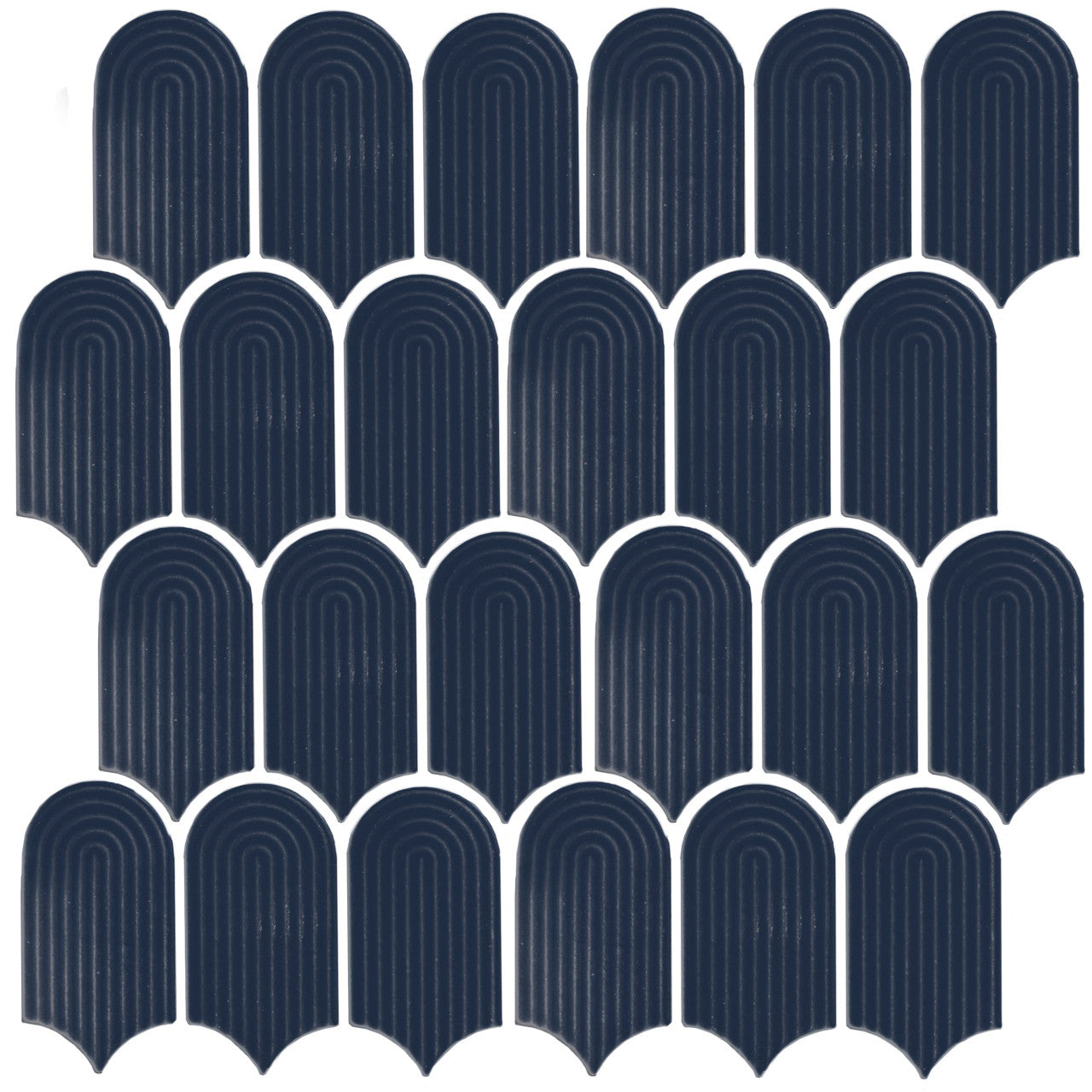 Inspiration Series Elongated Fan Blue Matte SSA-1265