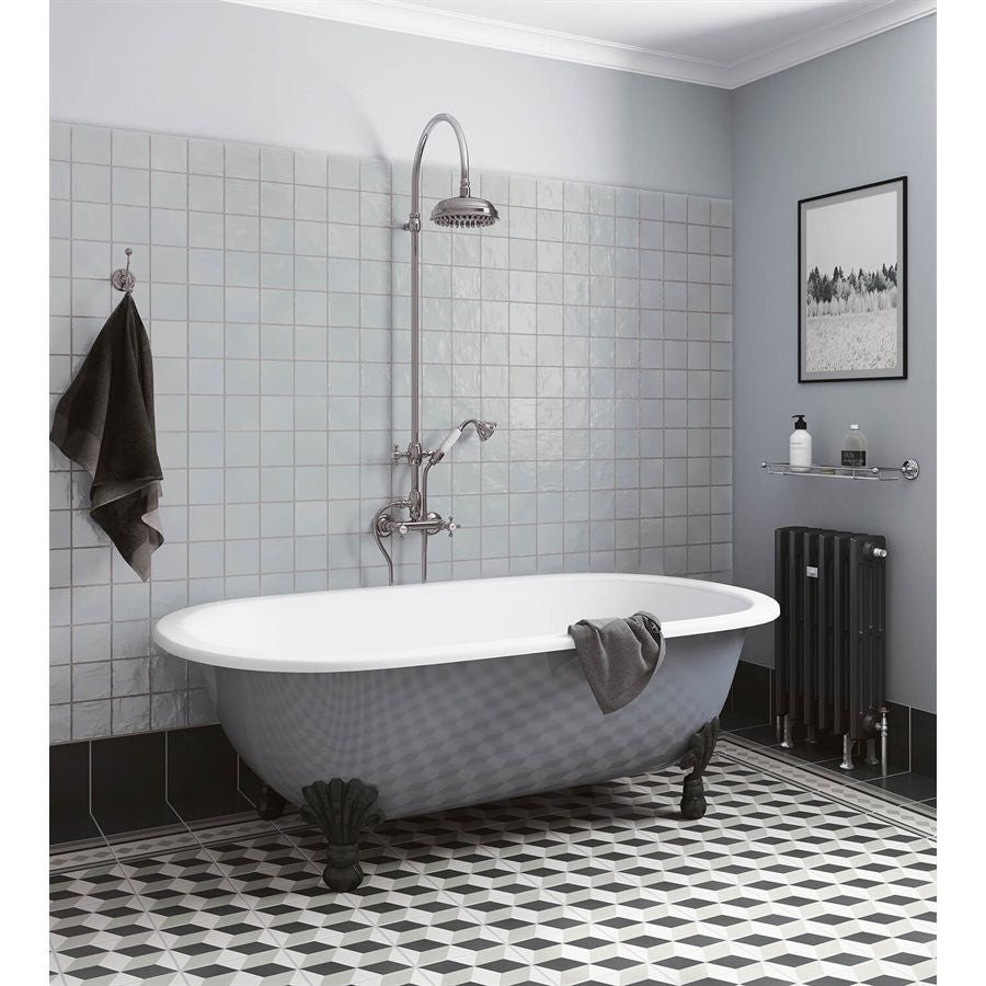 Equipe Mallorca 4 x 4 Blue bathroom wall tiles - Amagansett Sky Blue 4 in. x 4 in., Montauk Sky Blue 4 x 4 Mixed Finish Ceramic Tile,  MYORKA Blue 4 X 4, Silk Mizo 4 X 4