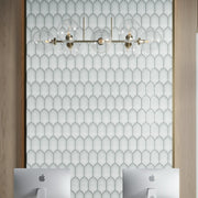 Fiji Crystal Crackled Accent Wall Tile Install FIJ-CRST-CRK