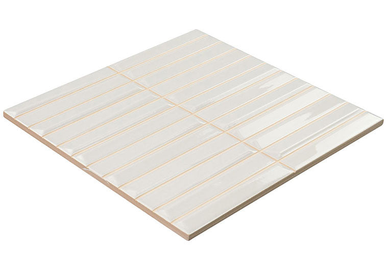 Finestra Collection FST-1253 Carbon 8 x 8 Tile Angle View
