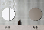 Finestra Collection FST-1253 Carbon 8 x 8 Tile backsplash install photo