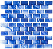 Genesis Collection 1 x 2 glass mosaic pool tile GES-5106 Smalt Royale