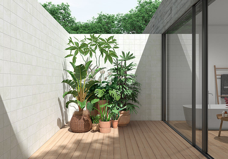 Gentle Dwelling GDW-9440 Avion Bright 6 x 6 slate look outdoor tile