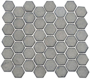 Greenwich Collection Hexagon Recycled Glass Mosaic GR-886 Downtown Fervor
