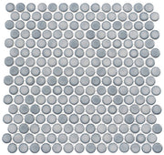 Greenwich Collection Penny Round Recycled Glass Mosaic GR-881 Urbanite