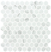 Grenada Views 1 inch hexagon recycled glass mosaic GV5401 Armor Point