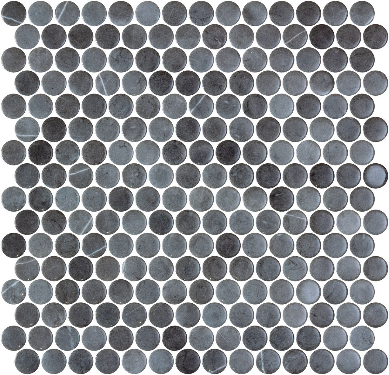 Onix Mosaico Hearth Palace Penny Round Nordic Stone HP1PRNS