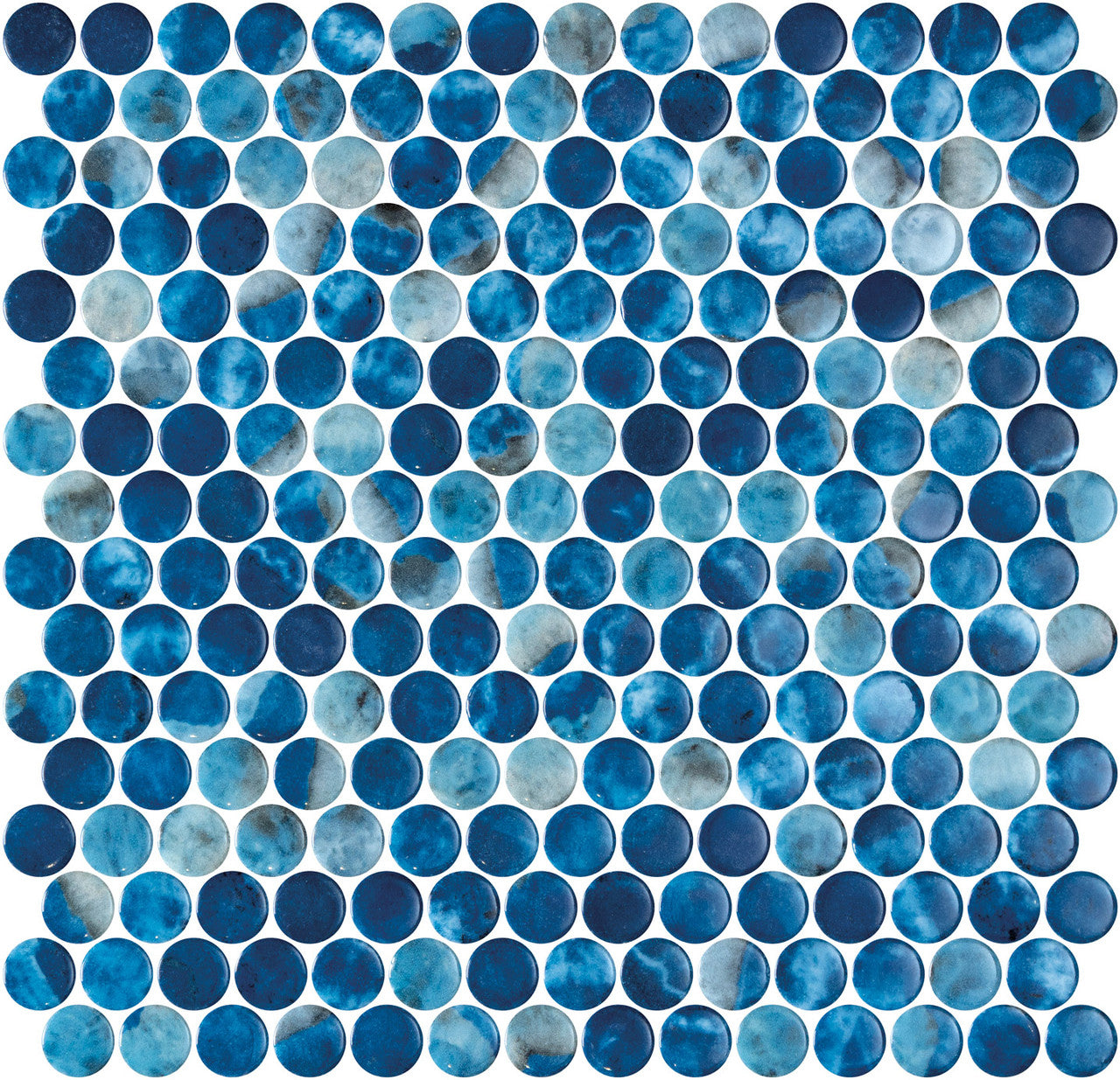 Onix Mosaico Hearth Palace Penny Round Saona HP1PRS