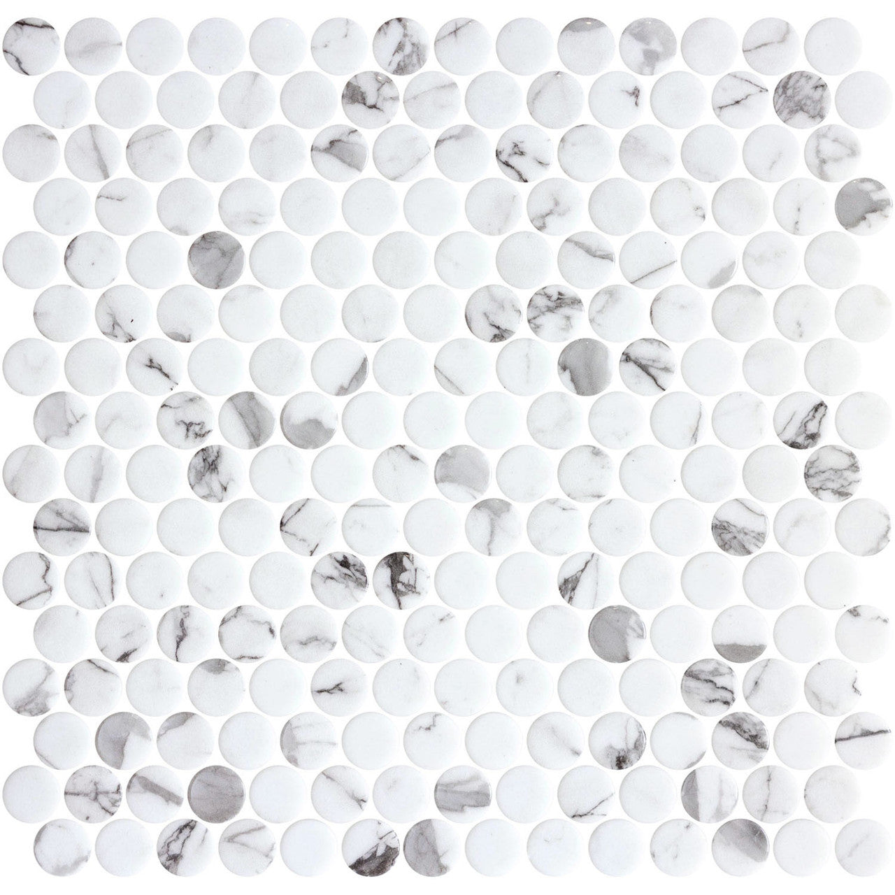 Onix Mosaico Hearth Palace Penny Round Matte Fosco HP1PRMF