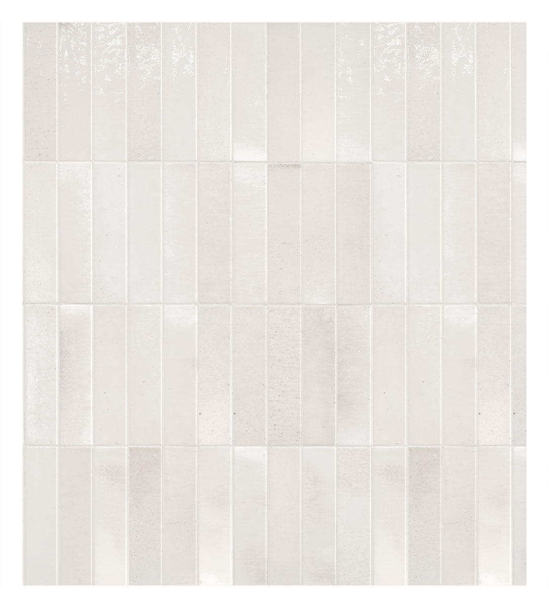 Keradom Home Series Milk 2.5 x 10 Porcelain Subway tile