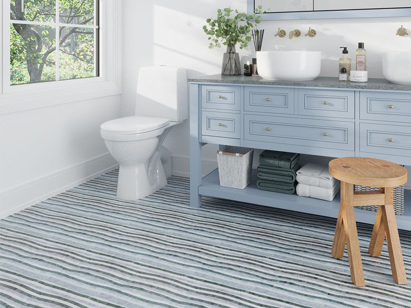 Ireland Series Marble Mosaic Adare IRD-W03 floor tile install