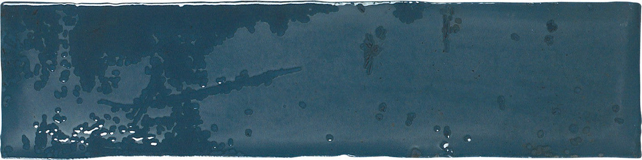 Soci Tile ironworks Series 3 x 12 Glossy Subway Tile Blue SSN-1868 SAMPLE