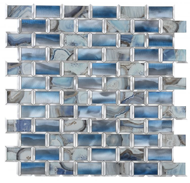 Lagoon Series 3 x 6 with aluminum trim MGF-712 Design Patterns