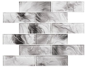 Legend Collection LND5571 Arthur Grail 2 x 6 glass subway tile