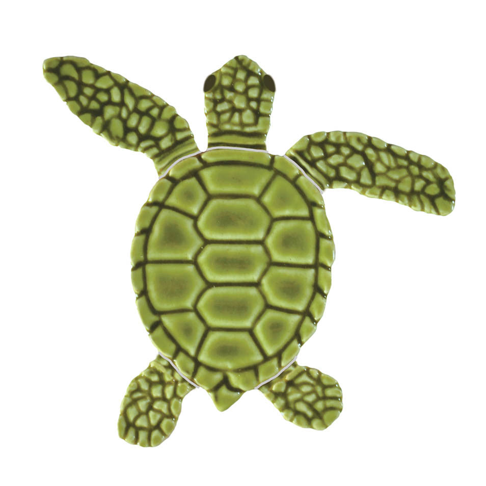 Loggerhead Turtle C Mini Green TLMGRECB
