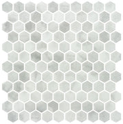 Luxacious Bay 1 inch recycled glass tile mosaic LXB-5441 Riviera Beach