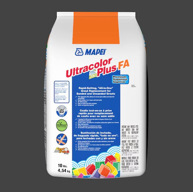 MAPEI Ultracolor Plus FA Black 5010 Grout - 10 lb
