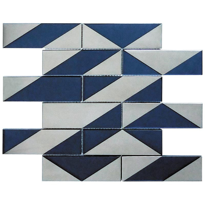 MIR Mosaics Monaco Series Glass Subway Tile Mosaic MNC-09MA Moneghetti Marine
