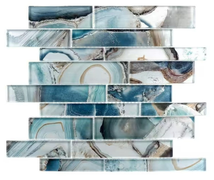 Magical Forest Crystal Lagoon Glass Tiles MGF-626