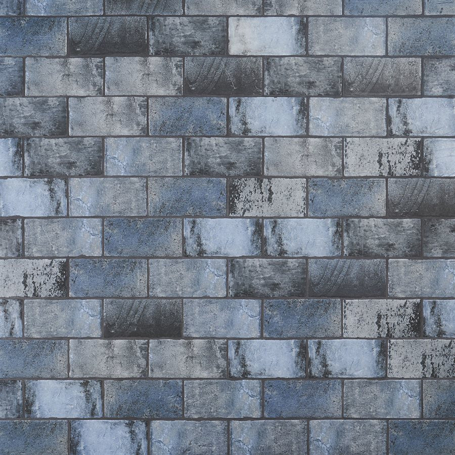 Malta Denim Blue 4 x 8 Matte finish color variation