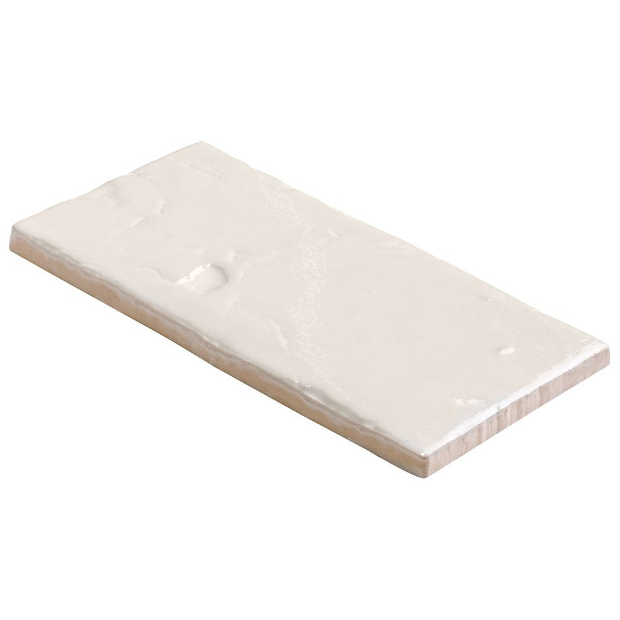 Malta White 4 x 8 Polished Individual Tile