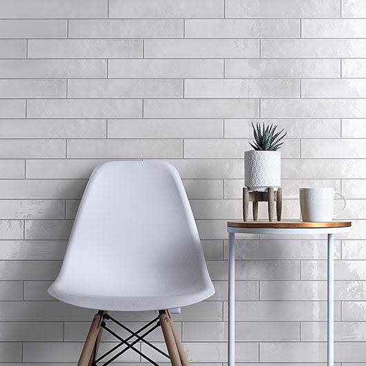 Manacor MAN-26929 White elongated subway tile