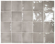 Manacor Collection 4 x 4 ceramic wall tile MAN-26917 Mercury Grey