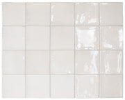 Manacor Collection 4 x 4 ceramic wall tile MAN-26919 White
