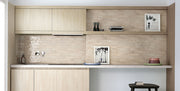 Bella Glass Tiles Manacor Beige Argile MAN-29623 Desk Area
