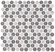 Marbello Series MRB3303 Piccolo glass and marble penny rounds
