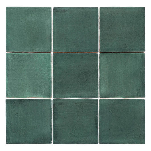Marthas Manor 4 x 4 Zellige Look tile MMR-6064 Myrtle Grove Square foot