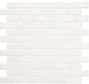 Meringue MGU-9603 Mallow Mini subway recycled glass tile mosaic
