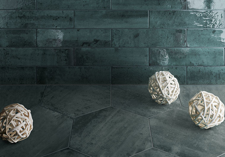 Metropolitan Series 9 x 10 Hexagon Tile MPN-575 Denver Hexagon install photo
