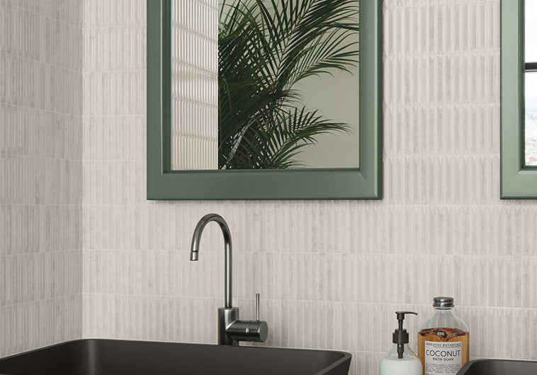 Modulette Collection MDL-1241 Blancore 8 x 8 vanity backsplash