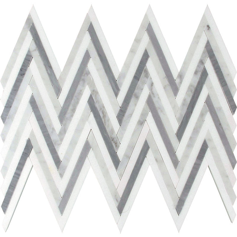 Mykonos Series MKN-03 Arta Chevron mosaic Tile