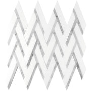 Mykonos Series MKN-01 Olympus Chevron mosaic Tile