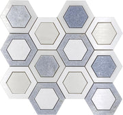 Mykonos Series MKN-07 Ornos waterjet mosaic Tile