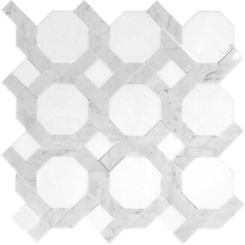 Mykonos Series MKN-05 Paros waterjet mosaic Tile